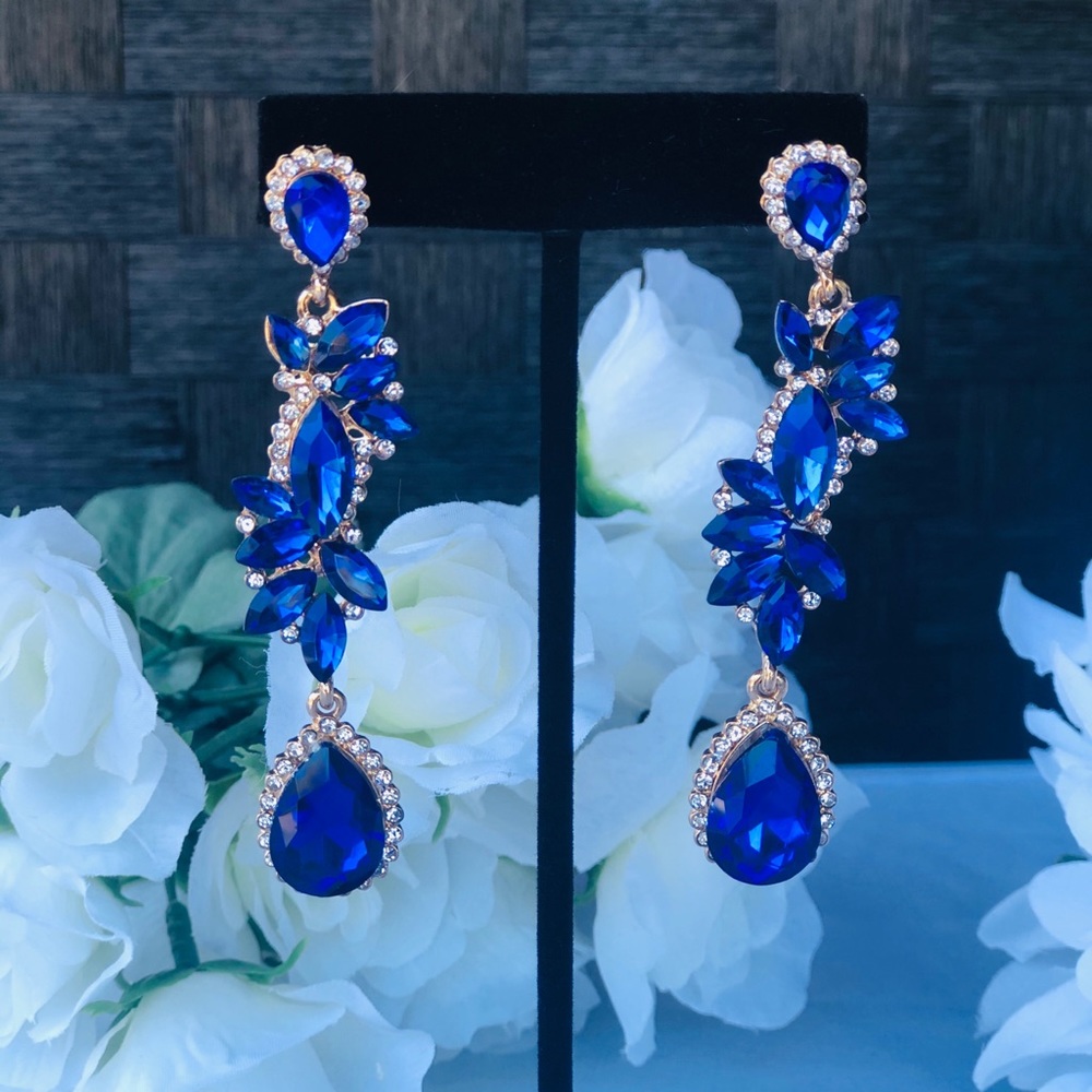 Rhinestone earrings